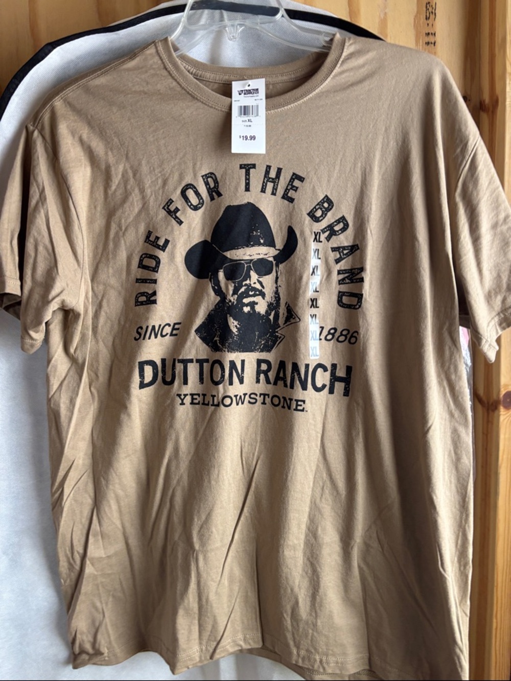Yellowstone Dutton Ranch Graphic Tee - Tan